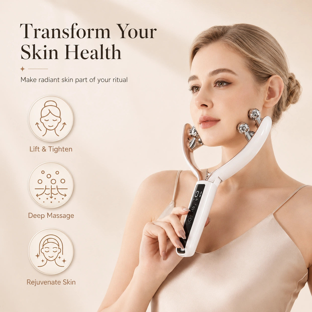 Viter® V-Roller Face Lifting Device