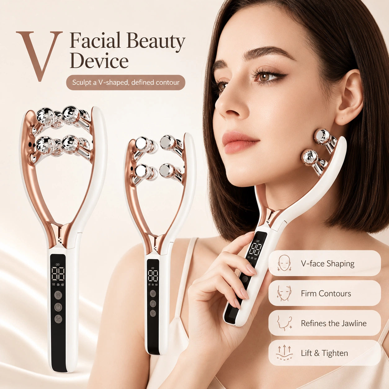 Viter® V-Roller Face Lifting Device