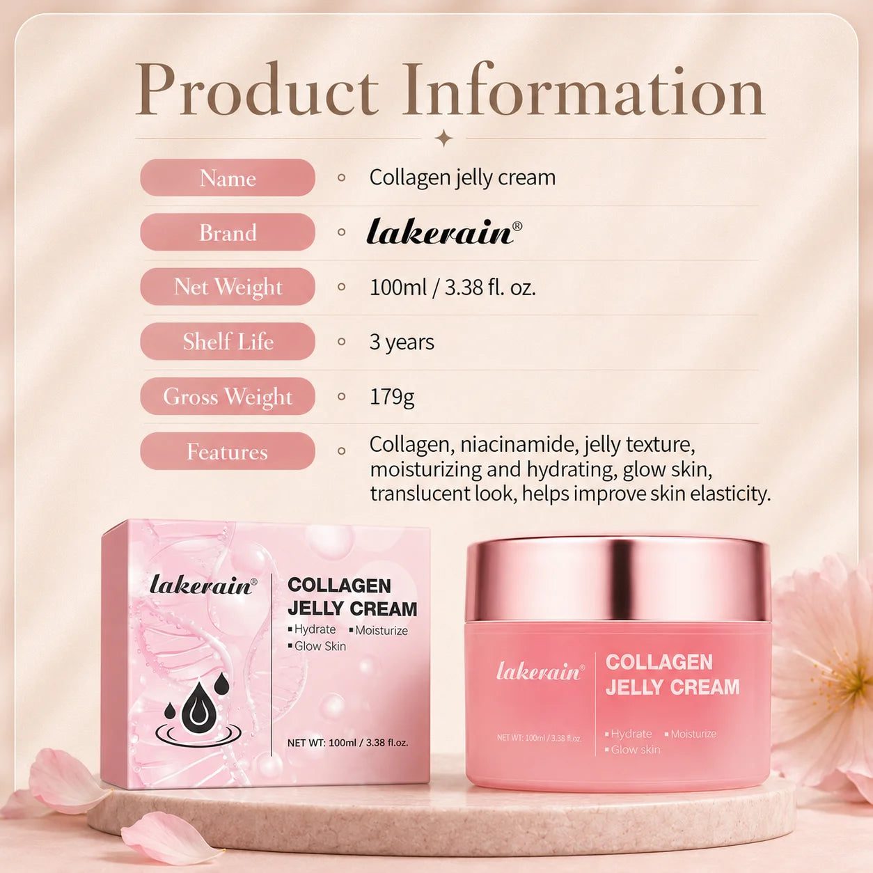 lakerain Collagen Jelly Cream